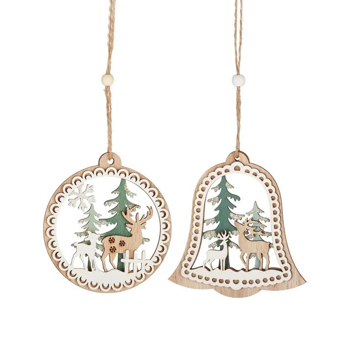 Twig and Feather Deer's in the Woods ornament by Coast to Coast