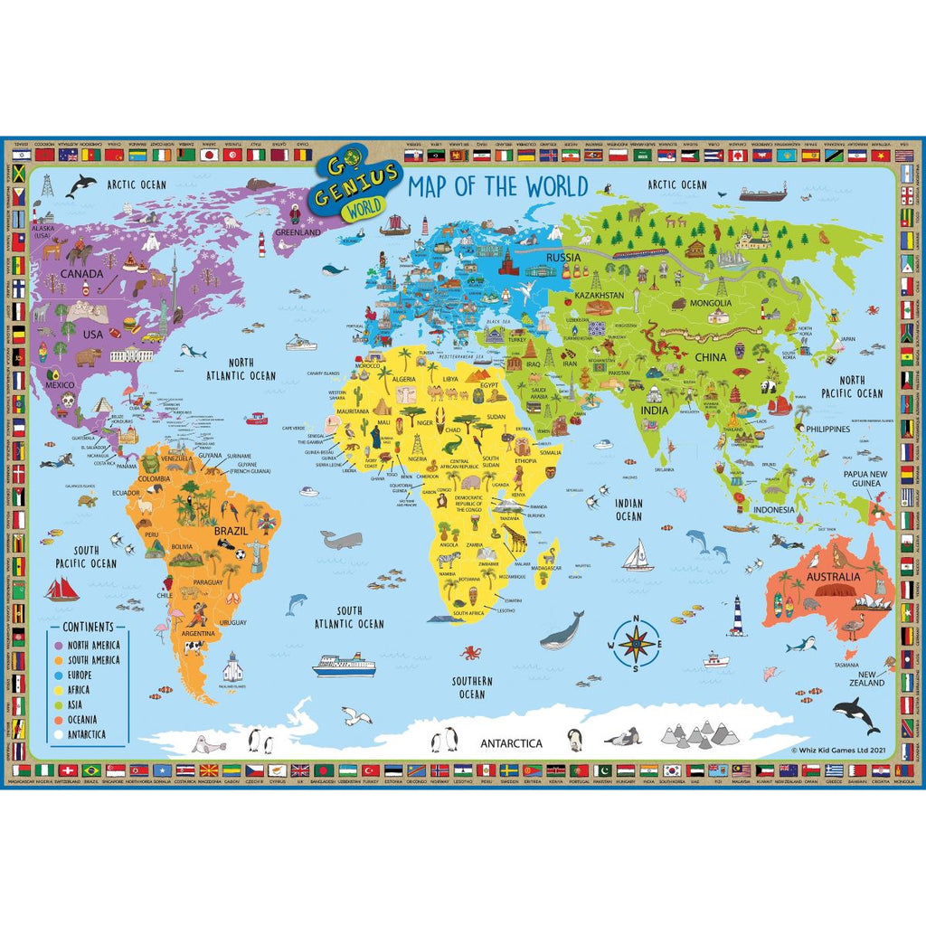 Jigsaw Puzzle – Go Genius World – Giant 100 Piece