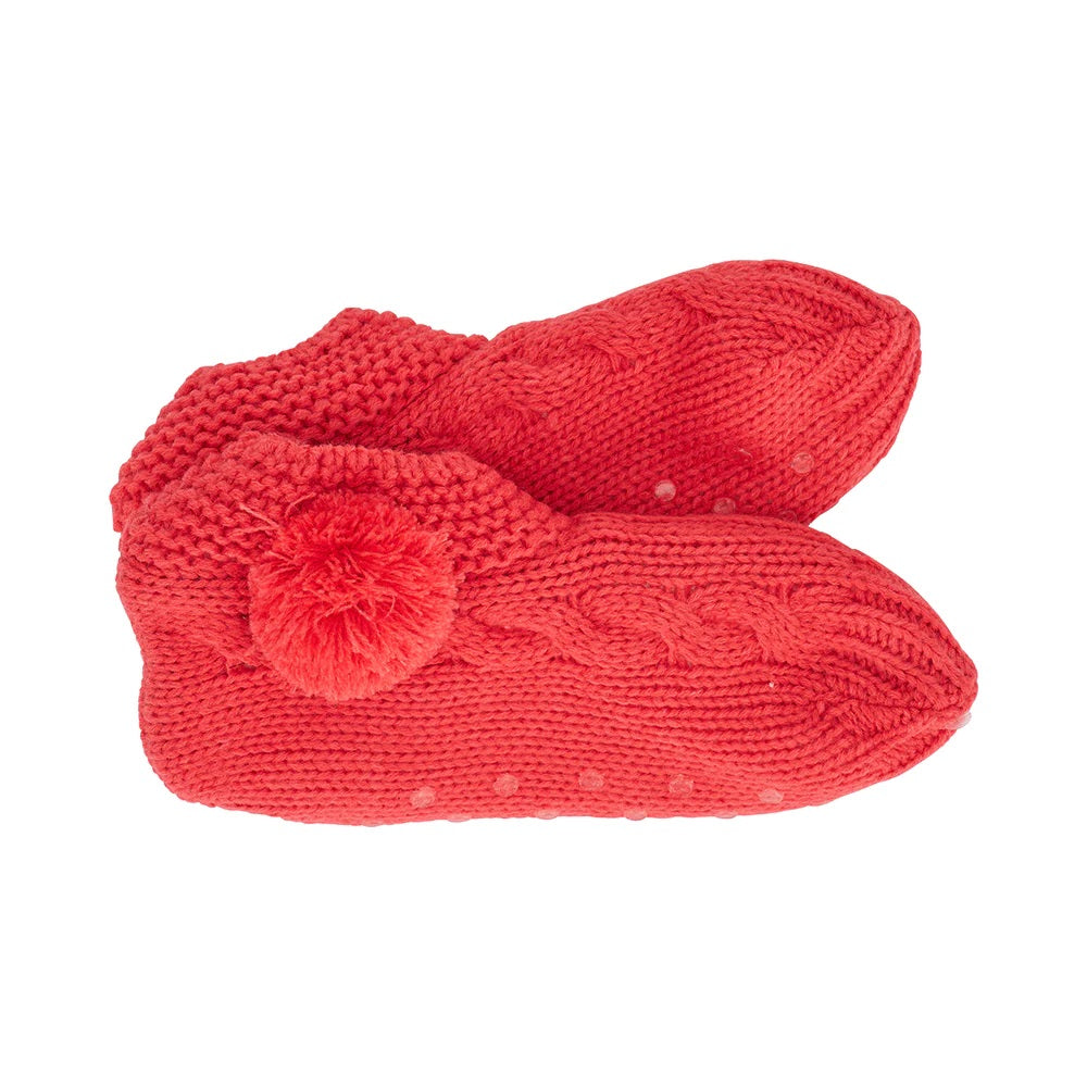 Twig and Feather slouchy slippers in melon by Annabel Trends