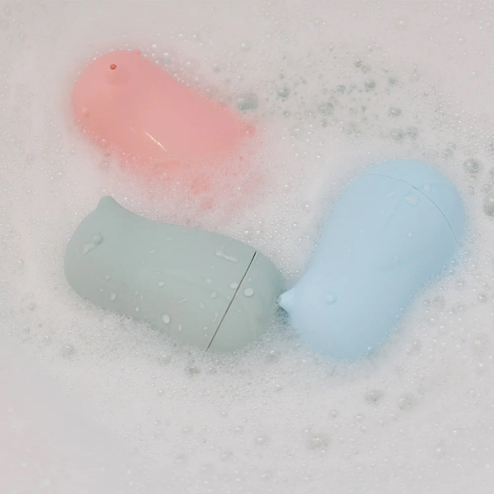 Squeezy Bath Birds – Silicone Toys - Set of 4
