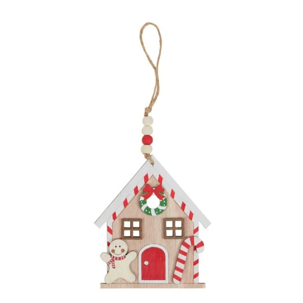 Twig and Feather wooden gingerbread house decoration by Coast to Coast