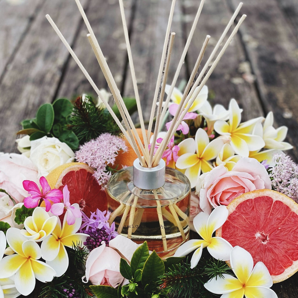 Twig and Feather Fragrance Diffuser Gardenia, Frangipani and Pink Grapefruit
