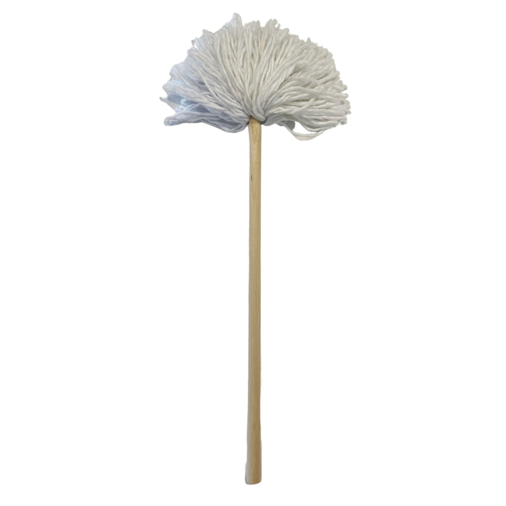Twig and Feather Dish Mop - natural cotton and wood