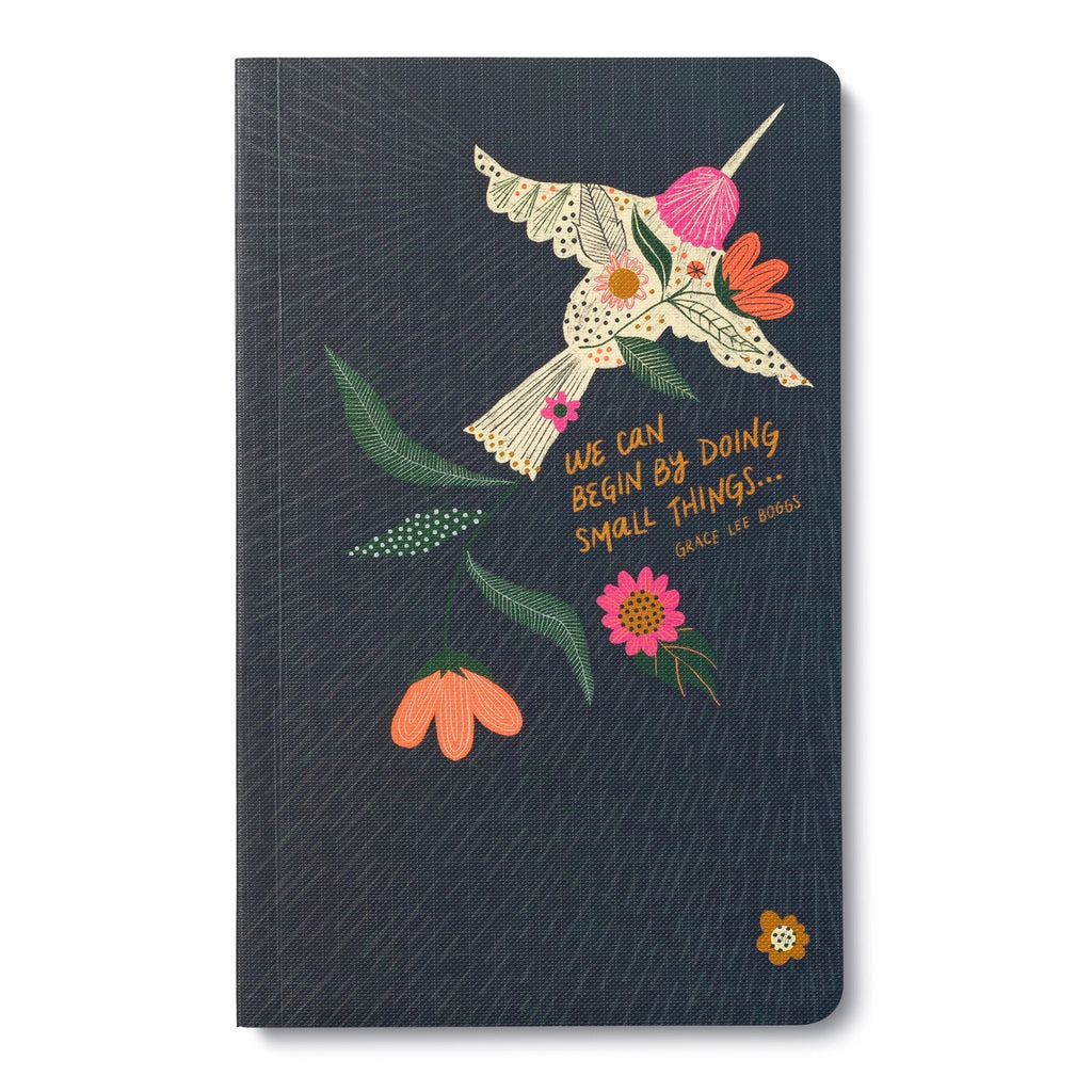 Twig and Feather write now journal - we can begin by doing small things