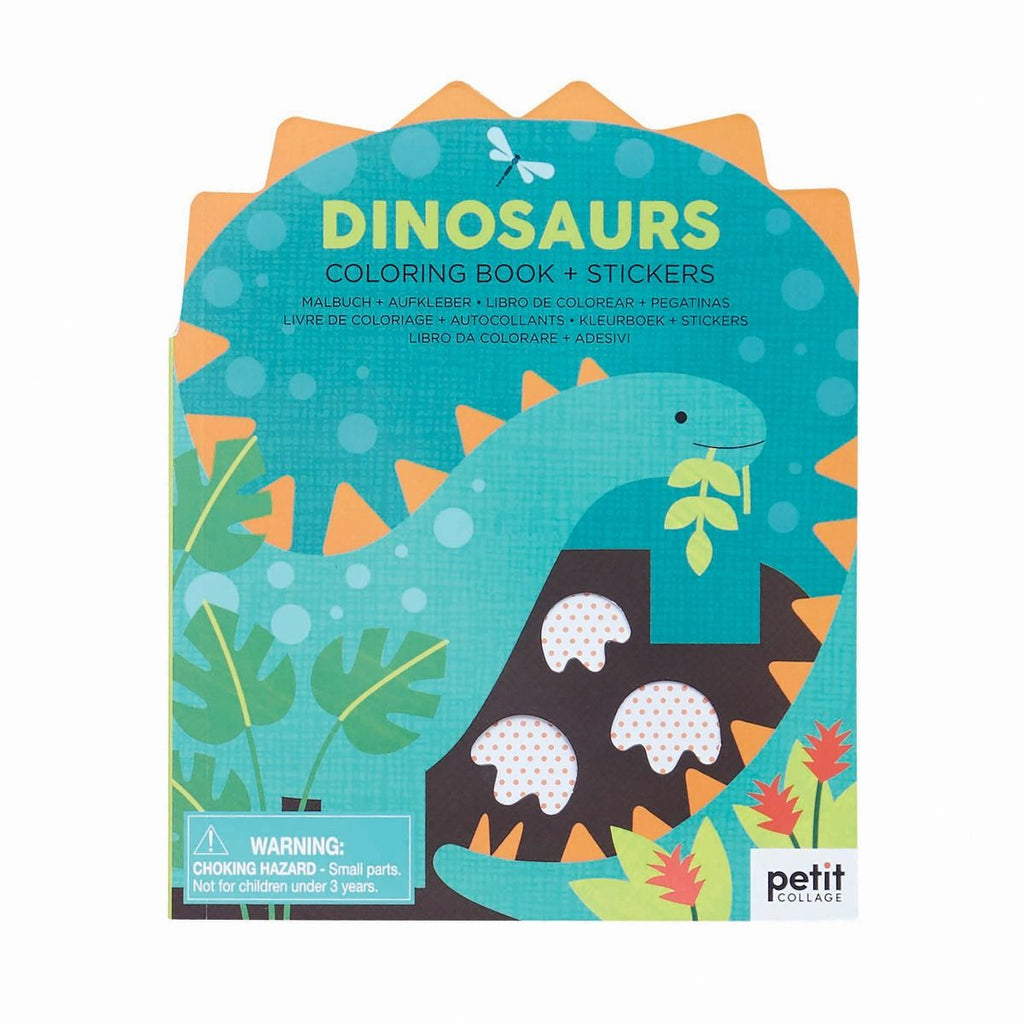 Twig and Feather colouring book and stickers dinosaurs