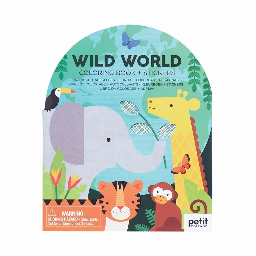 Twig and Feather colouring book and stickers wild world