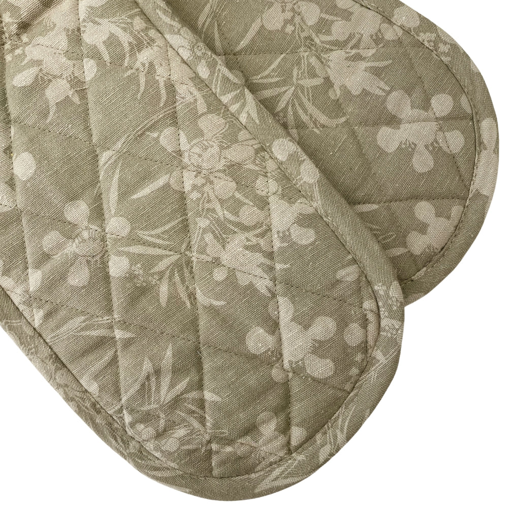 Myrtle - Double Oven Glove – Sage Green
