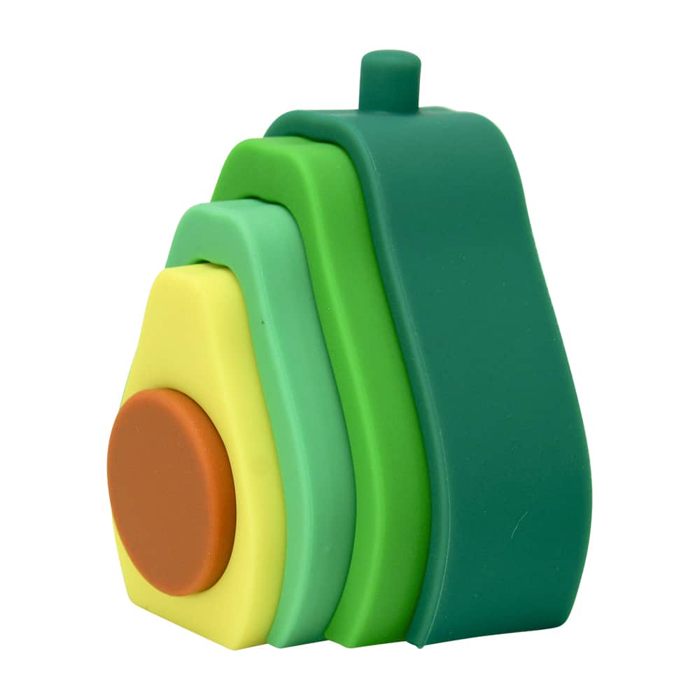 Twig and Feather avocado stackable toy for toddlers