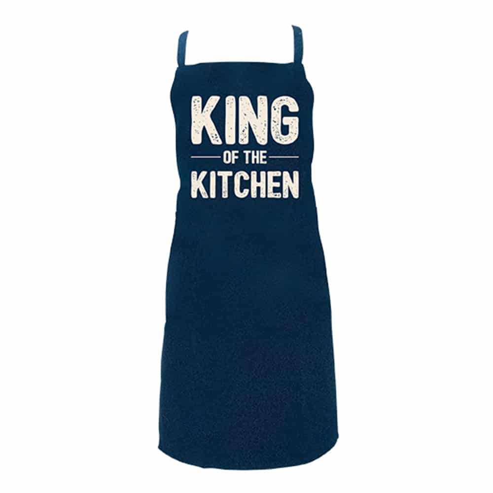 Twig and Feather Apron featuring King of the Kitchen