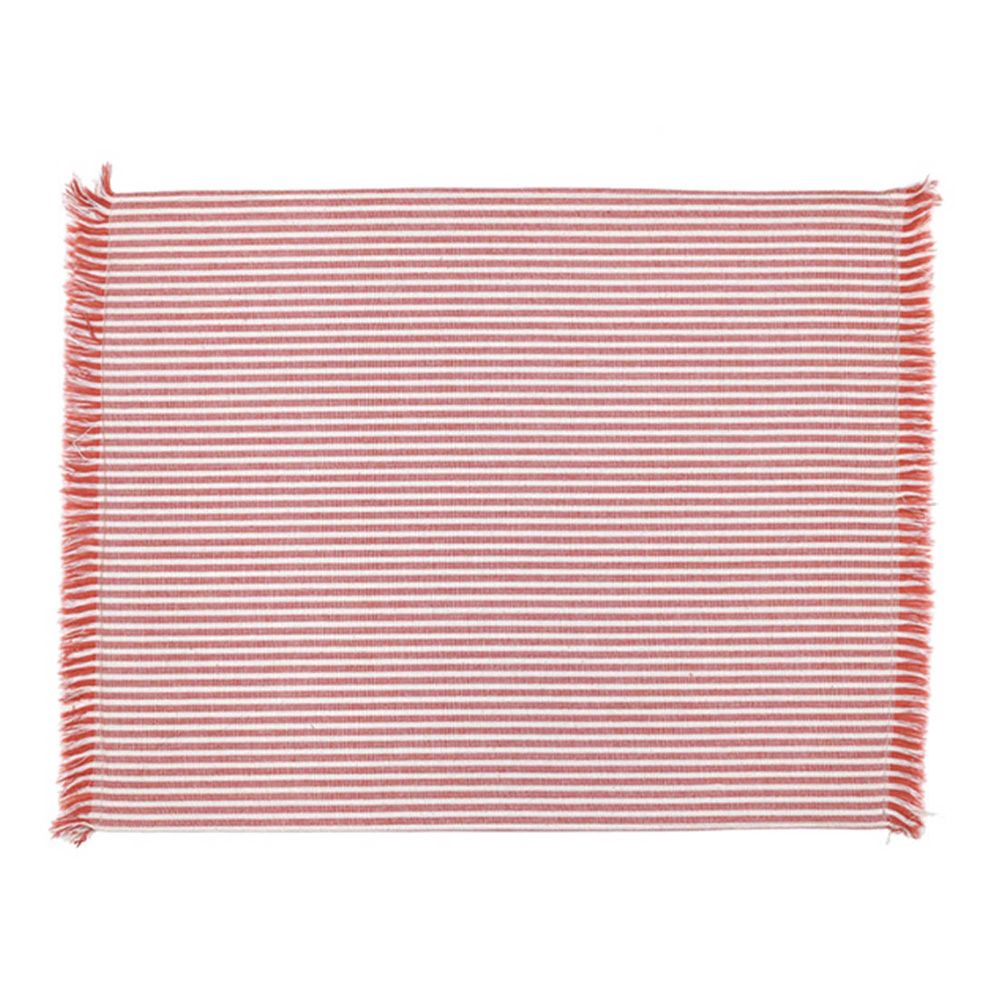 Twig-and-feather-abby-stripe-placemat-terracotta-orange-4pk