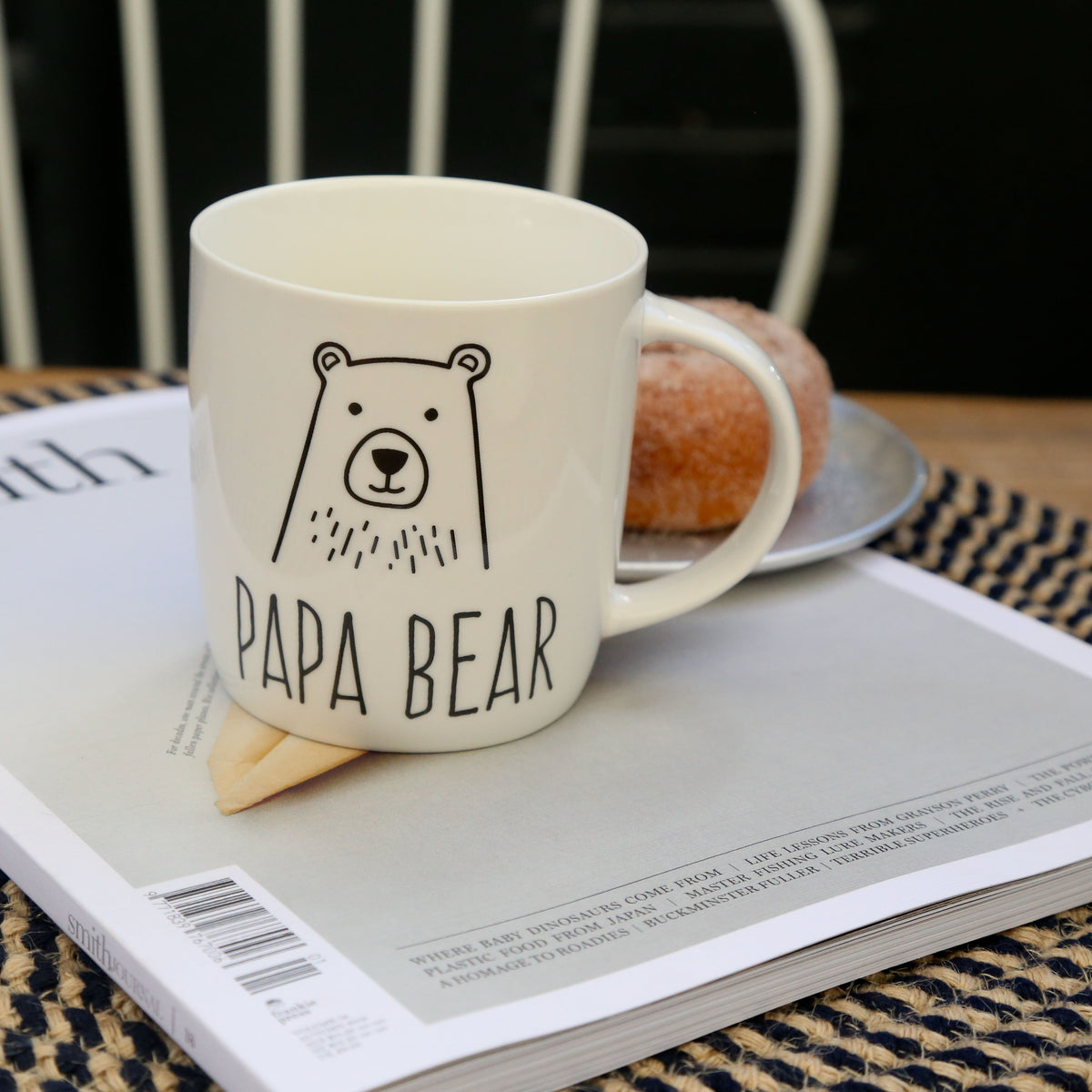 Set Tazze Rae Dunn Mama Bear Papa Bear - Bianco E Nero - Foto 2