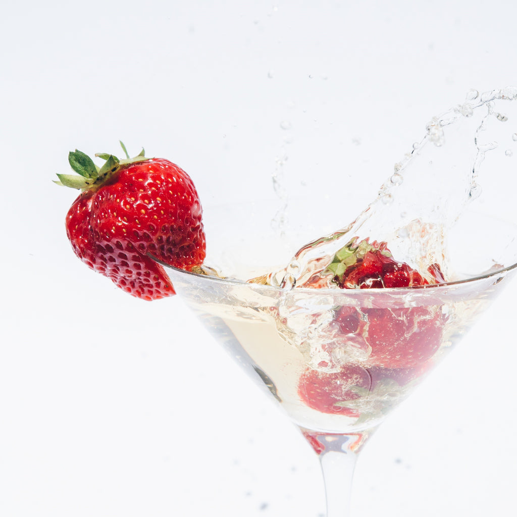 Champagne & Strawberries - Soy Wax Tealights 6pk