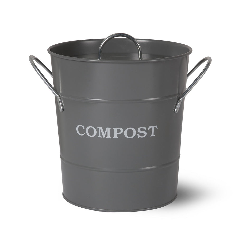 Twig and Feather Compost bucket charcoal