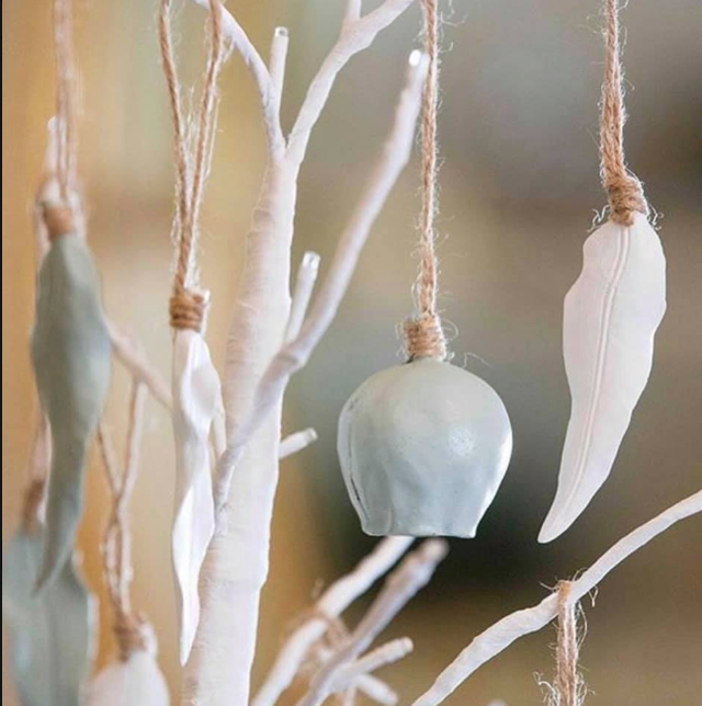 Gum Leaf White – Hanging Decoration