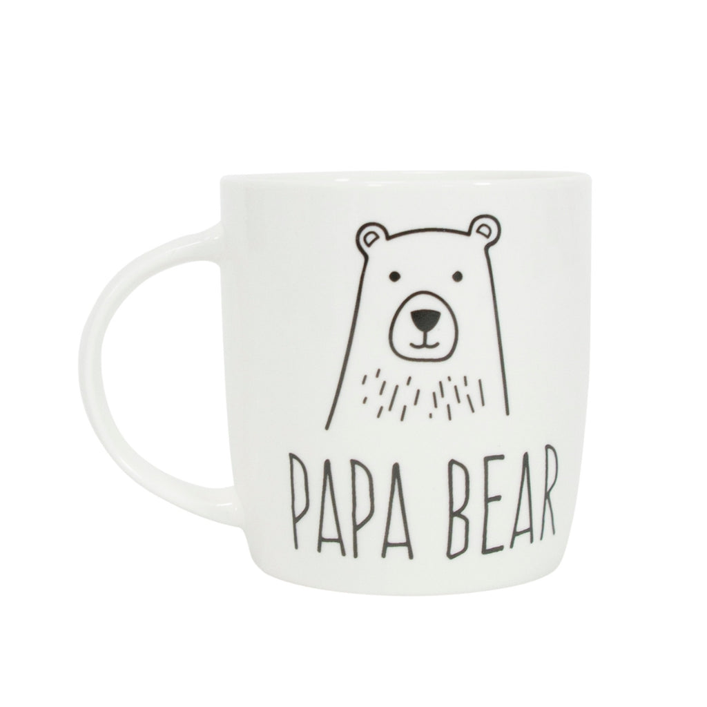Twig and Feather papa bear mug