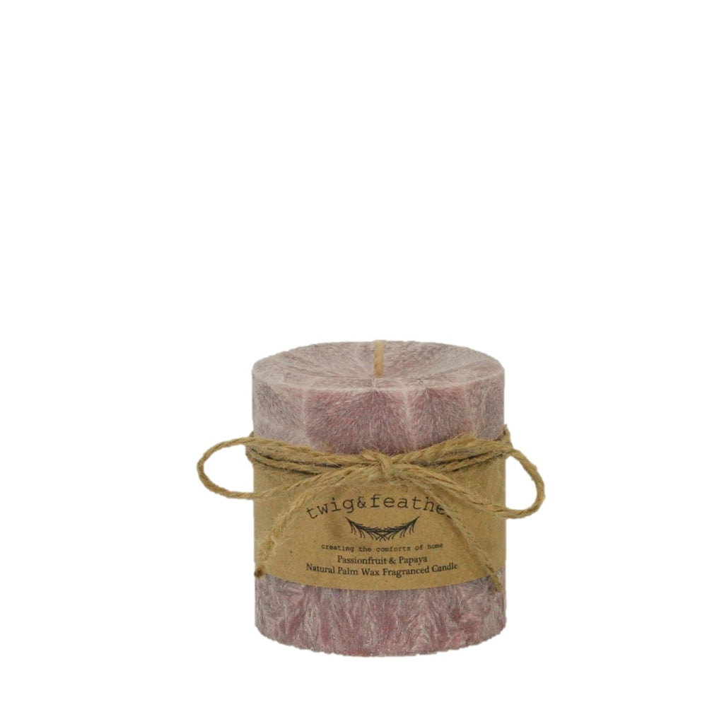 Twig-and-feather-passionfruit-and-papaya-palm-wax-pillar-candle-38hr