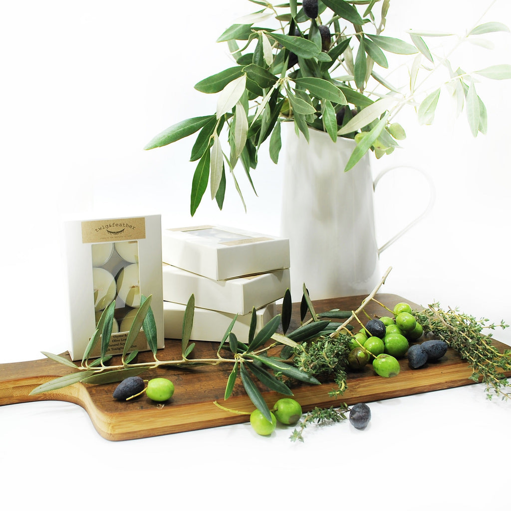Twig-and-feather-soy-tealights-thyme-and-olive-leaf