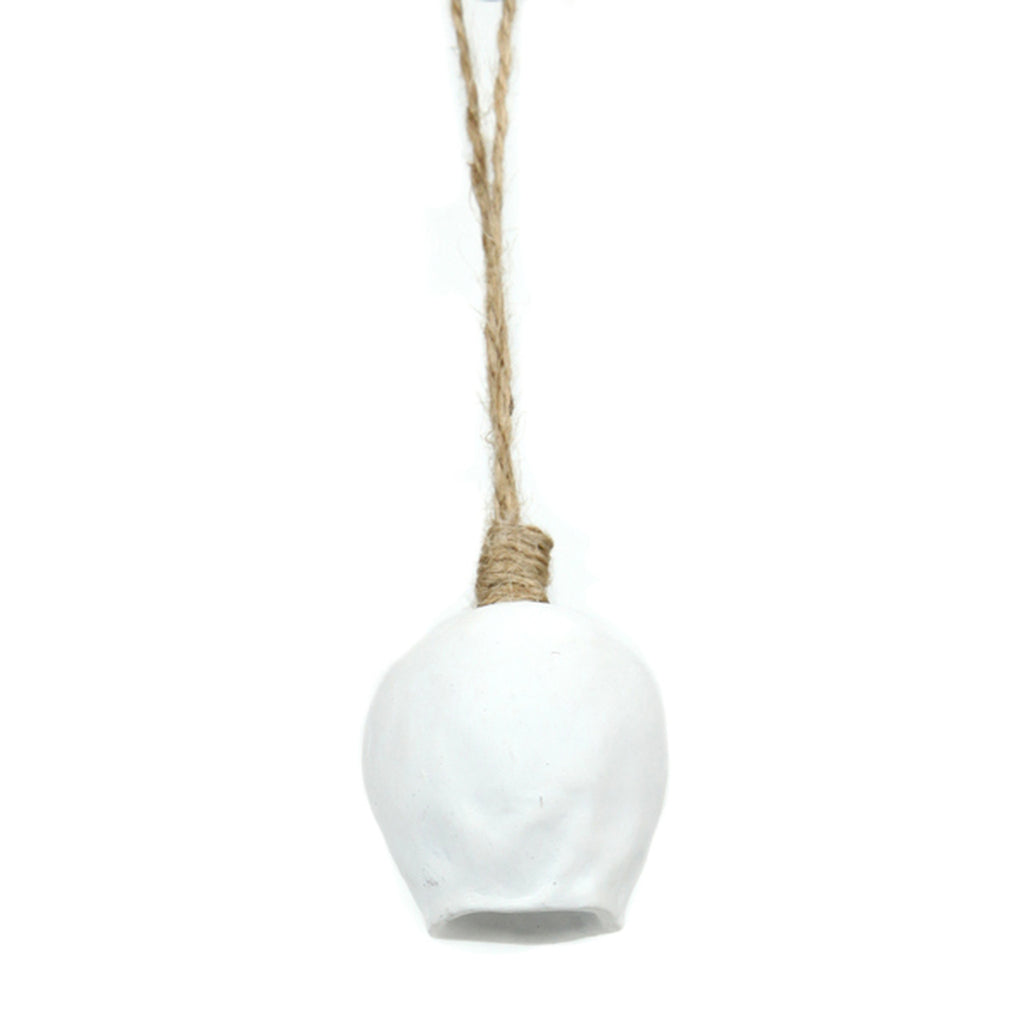 Gumnut white hanging decoration made of resin