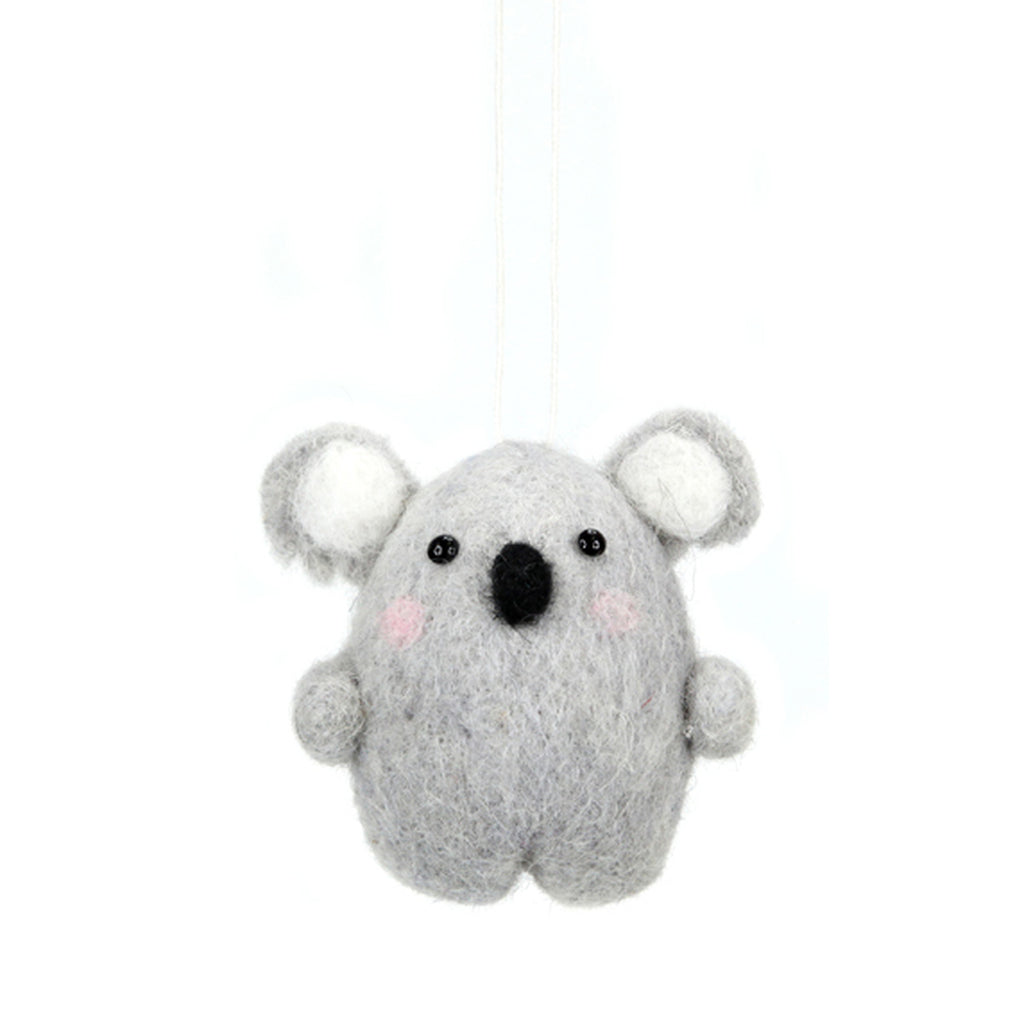 Wool Grey Koala Hanging decoration