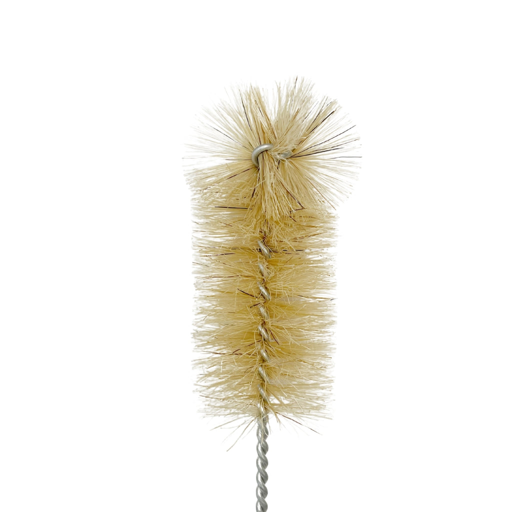 Twig and Feather eco-friendly bottle brush with wooden handle and metal core