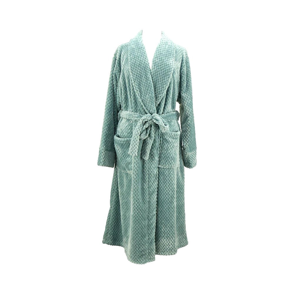Twig and Feather Bath Robe – Cosy Luxe - Sage