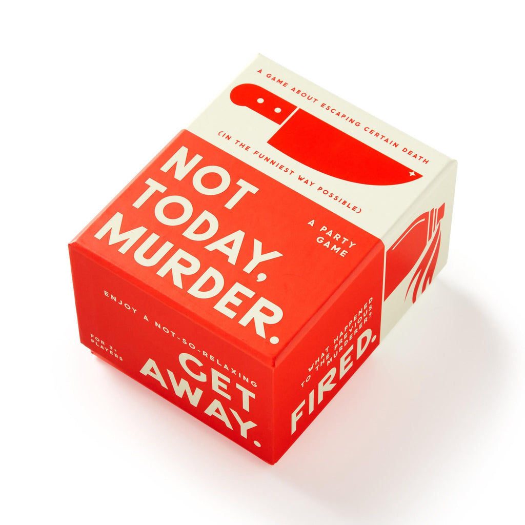 Twig and Feather: game - Not today, murder - a funny creative game about murder - by Brass Monkey