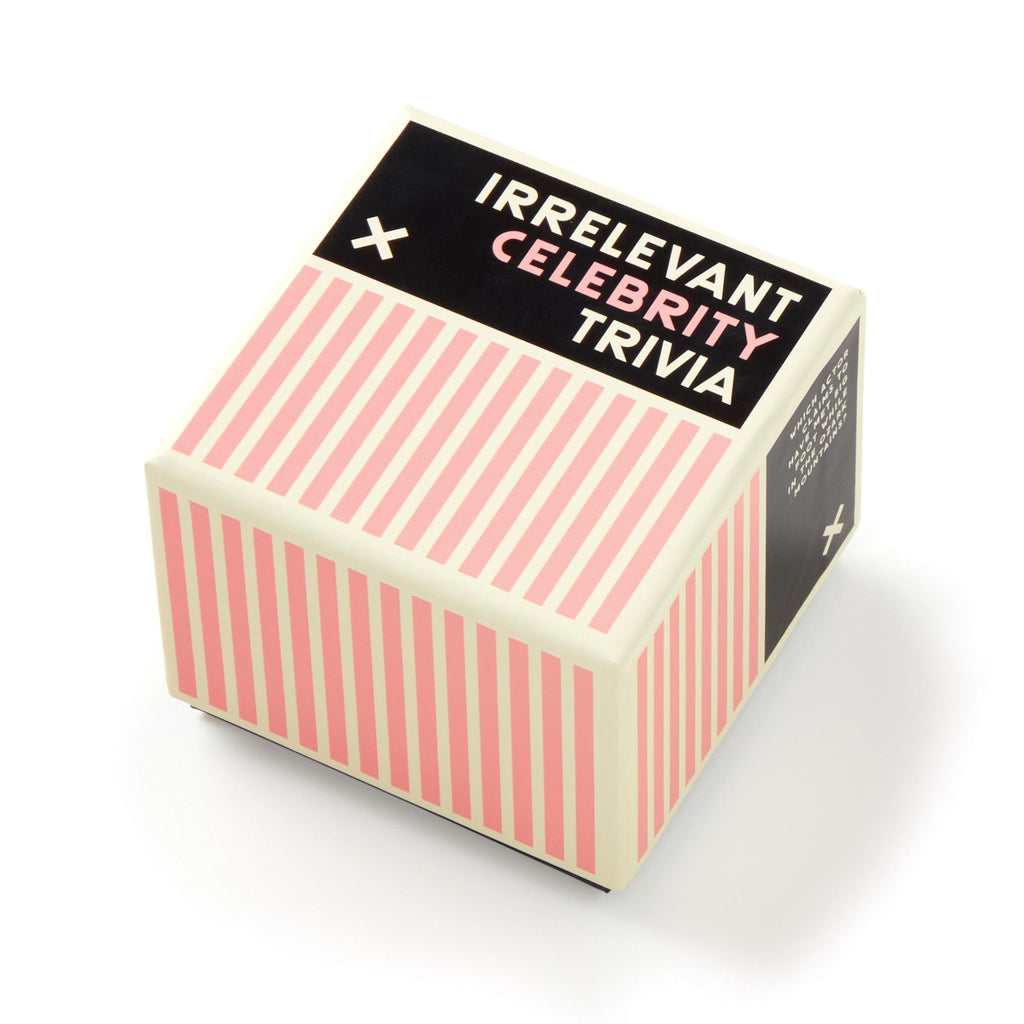 Twig and Feather - game - irrelevant celebrity trivia - buy Brass Monkey