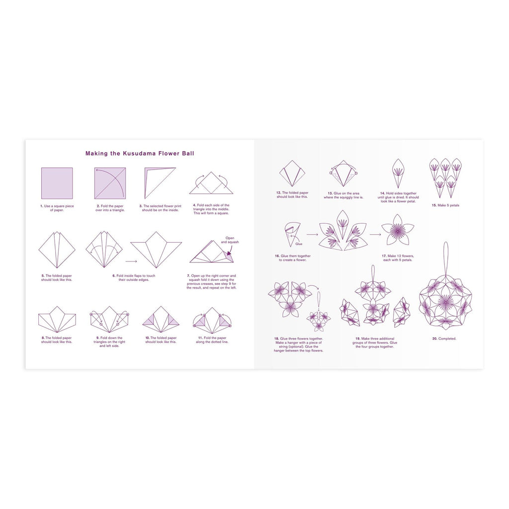 Twig and Feather - Liberty of London Origami Flower Kit