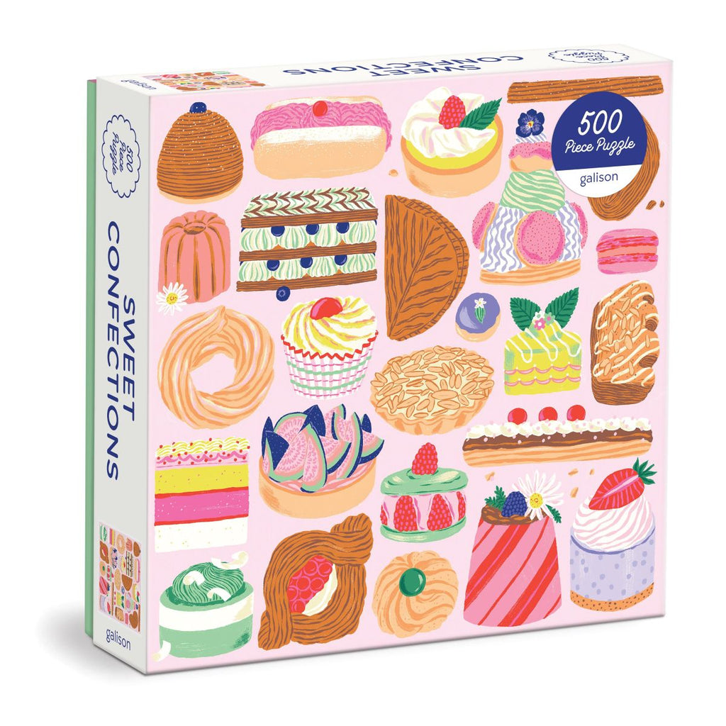 Twig and Feather: Sweet Confections 500 piece puzzle by Galison