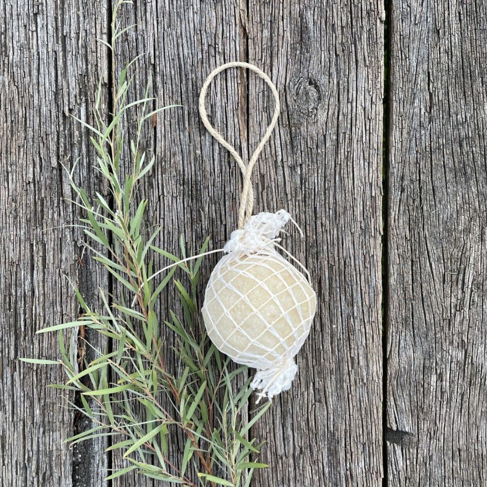 Twig and Feather - soap on a rope with lavender and tea tree - perfect for the laundry or garden - by Heaven in Earth