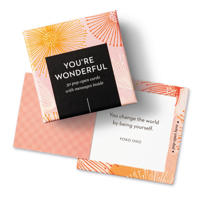Twig and Feather Thoughtfulls - You're Wonderful - by Compendium