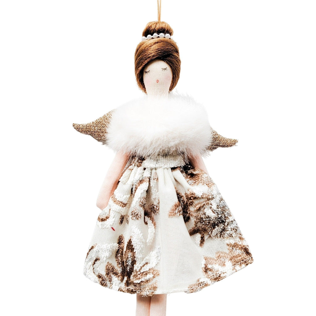 Elegant Angel - Vintage Style – Cream – Hanging Decoration