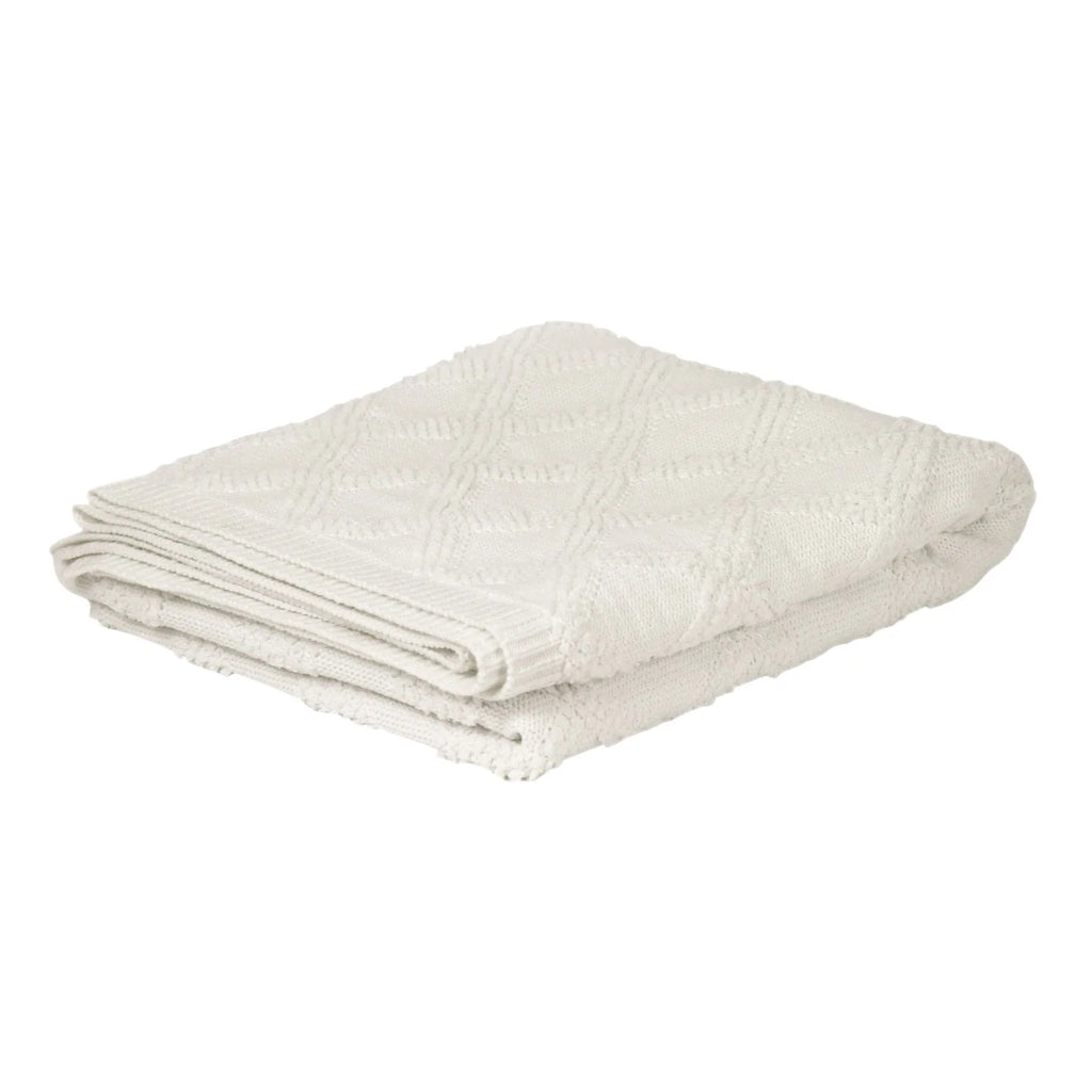 Twig and Feather Otway throw rug in white by Madras Link