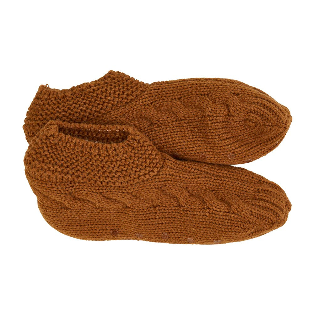 Twig and Feather Slouchy slippers for men in Tan by Annabel Trends