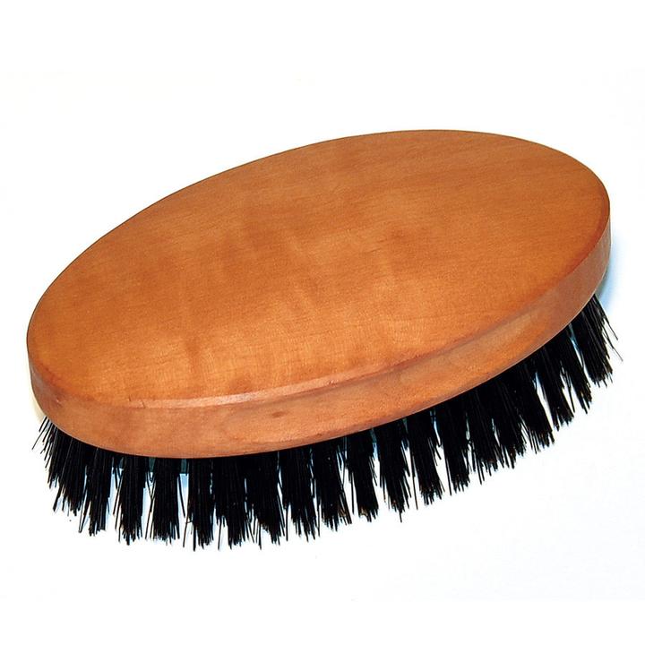 Twig and Feather mens hair brush made from pearwood