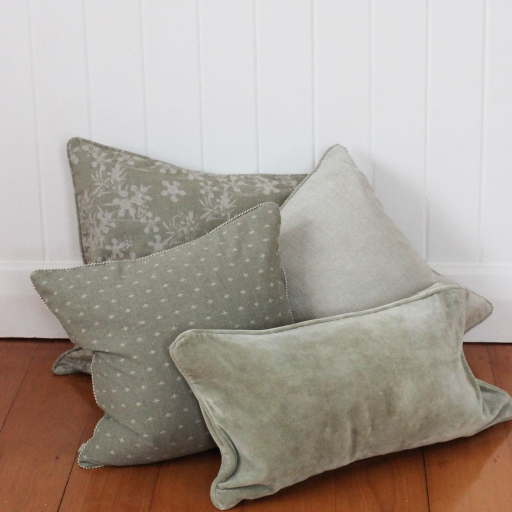 Wattle Trim - Cushion – Sage Green - 45cm x 45cm