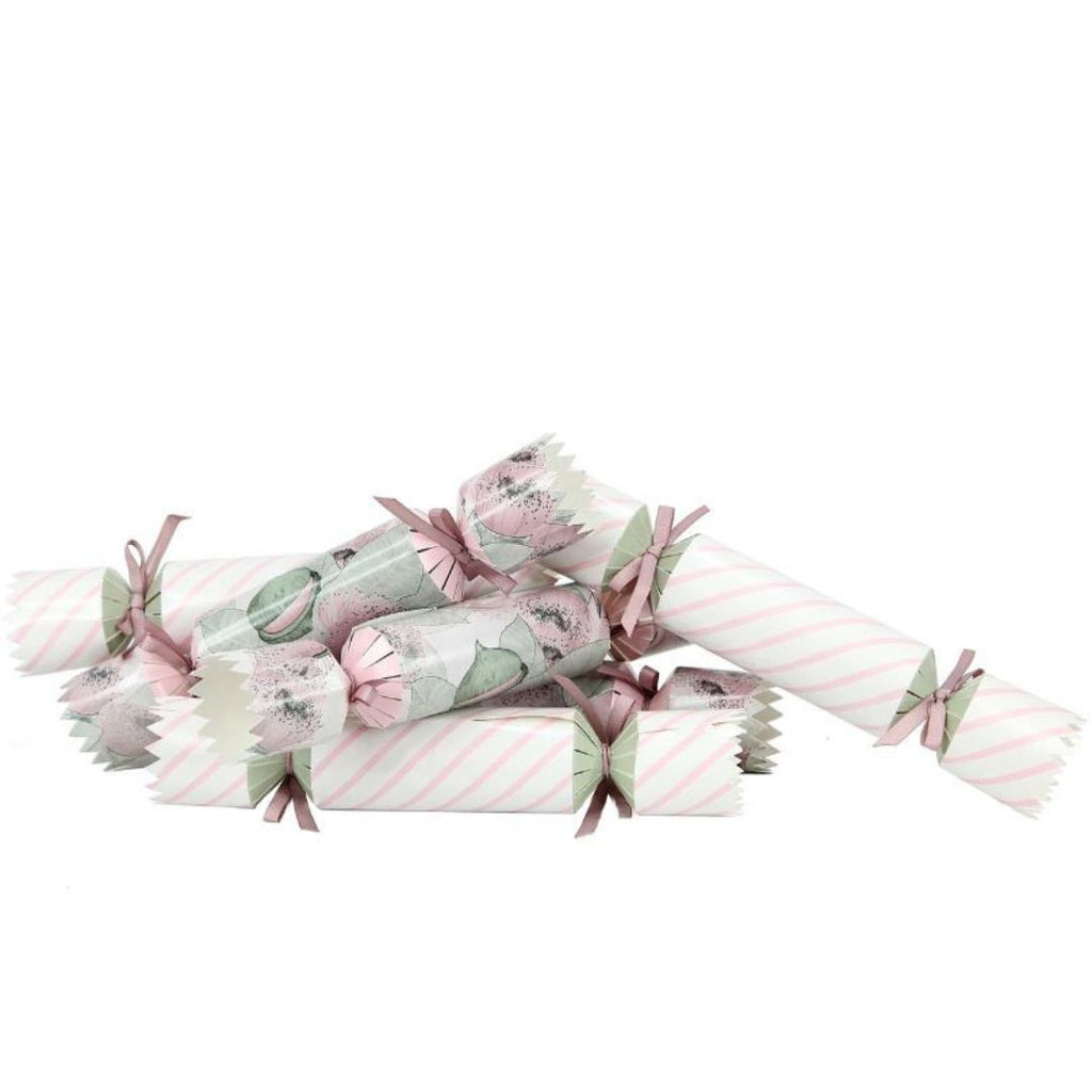 Christmas Crackers – Gum Leaf - Pink – 6pk