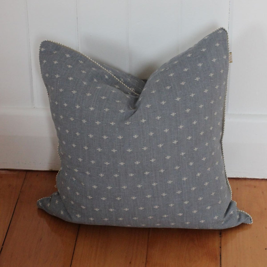 Wild Bee - Cushion – Slate Grey - 45cm x 45cm