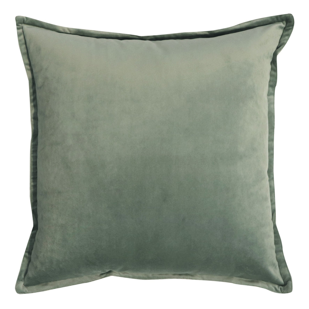 Twig-and-feather-cushion-velvet-pistachio-green