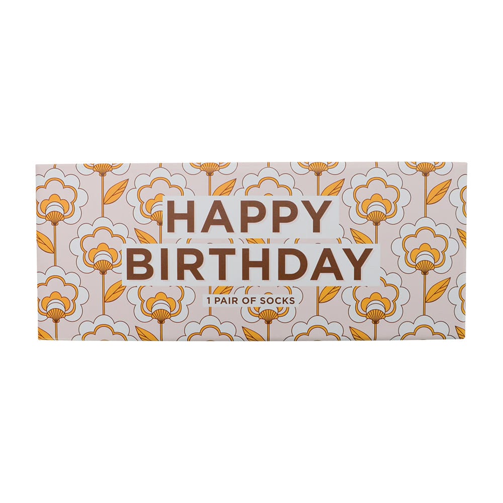 Boxed Socks – Happy Birthday – 1 Pair