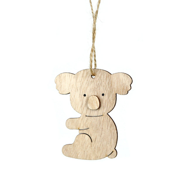 Wood koala decoration hanging