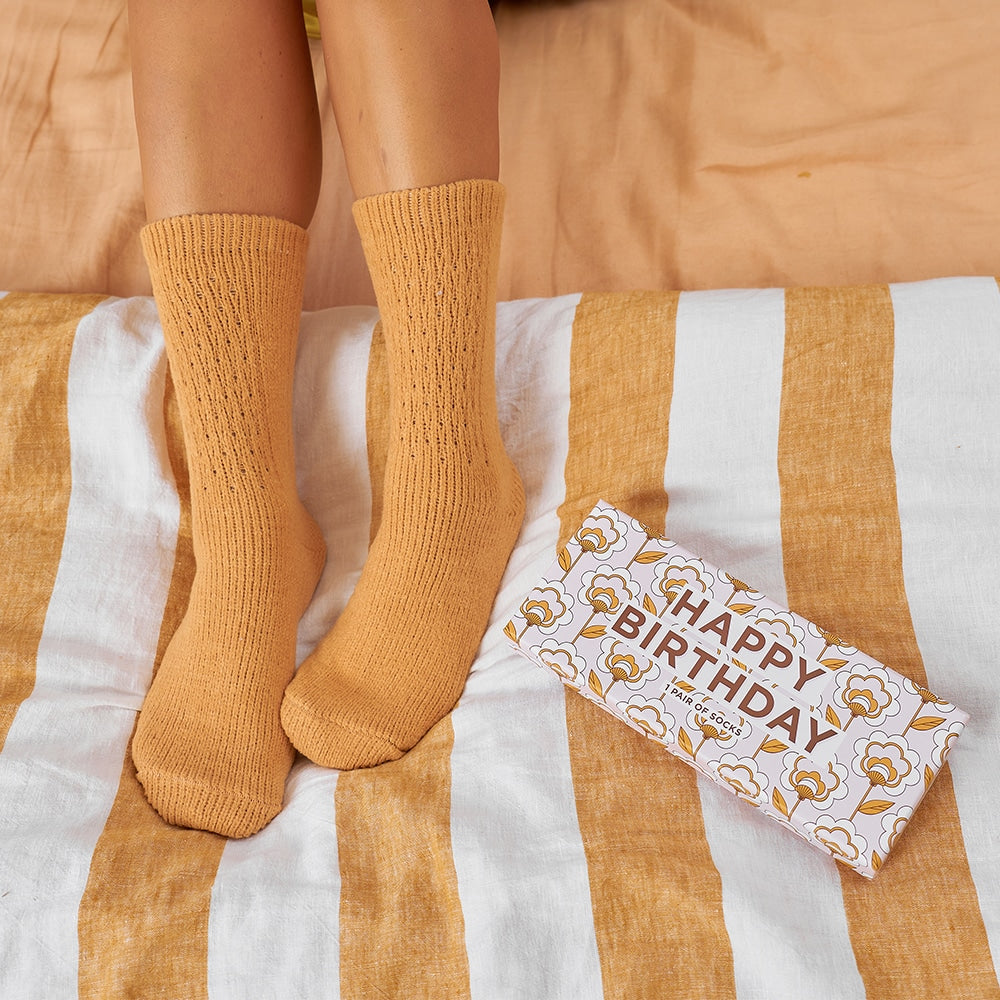 Boxed Socks – Happy Birthday – 1 Pair