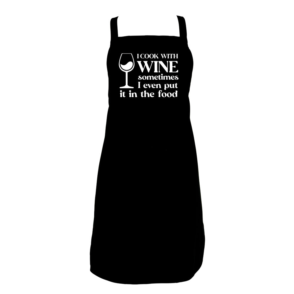 Apron – I Cook with Wine